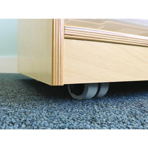 Clear Tray Double Storage Cabinet - WB7002