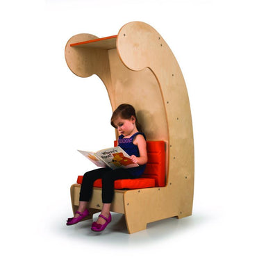 Contemporary Reading Chair And Bookcase - WB7800