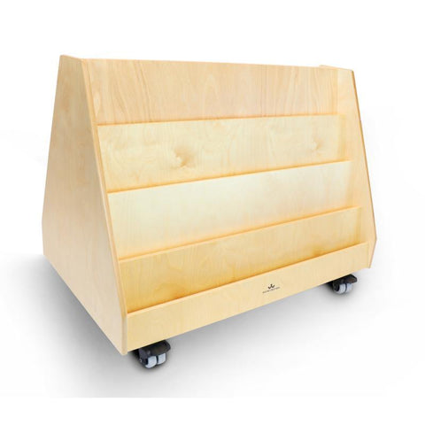 Two Sided Mobile Book Display Stand WB0139