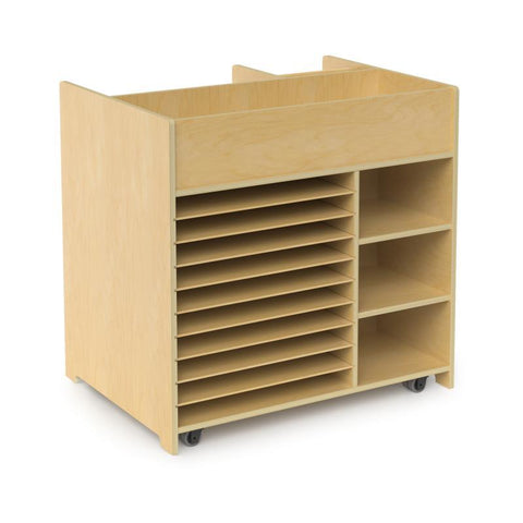 Mobile Deluxe Art Supply Cart - WB1758