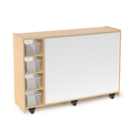 Magnetic Write And Wipe Mobile Cabinet - WB1768