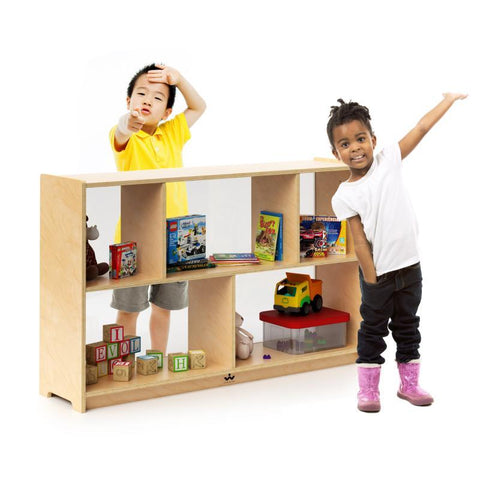 30-in Preschool Storage Cabinet Acrylic Back - WB1789