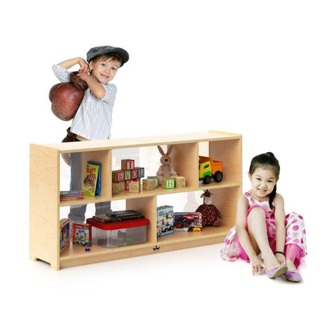 24-in Toddler Storage Cabinet Acrylic Back - WB1791