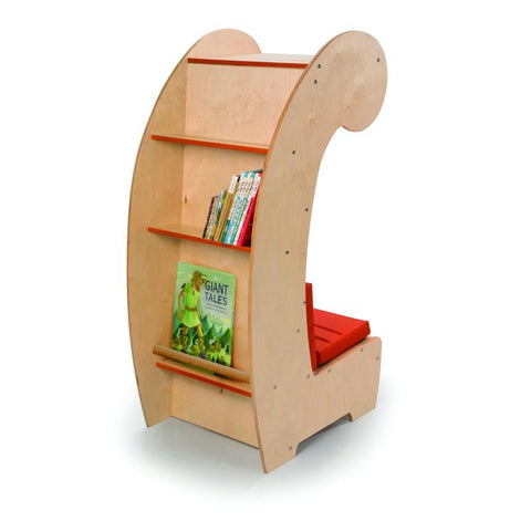Contemporary Reading Chair And Bookcase - WB7800